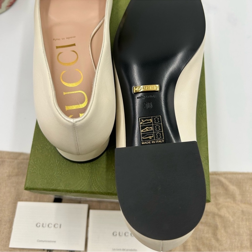 Gucci Women's Horsebit Ballet Flats . Size 38 (8 US) - Picture 6 of 6